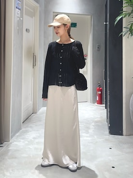 「アイテム（スカート）」を使った、ponsan0529さん（レディース・156cm）の夏コーディネート