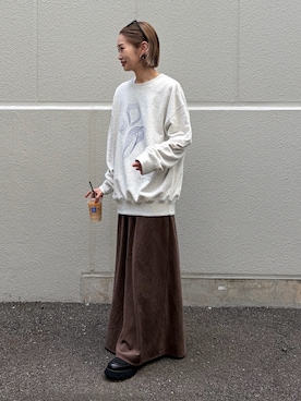 「CIAOPANIC TYPY（チャオパニックティピー）のアイテム（トップス）」を使った、ponsan0529さん（レディース・156cm）の秋コーディネート