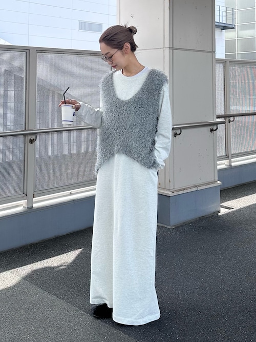 セール】【PON企画】クルーネックロングカットワンピース（ワンピース