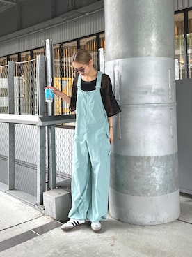 「CIAOPANIC TYPY」｜「アイテム（オールインワン・サロペット）」を使った、ponsan0529さん（レディース・156cm）の夏コーディネート