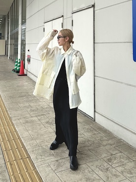 「CIAOPANIC TYPY」｜「アイテム（ブルゾン）」を使った、ponsan0529さん（レディース・156cm）の春コーディネート