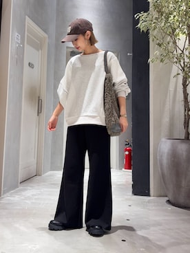 「CIAOPANIC TYPY（チャオパニックティピー）のアイテム（帽子）」を使った、ponsan0529さん（レディース・156cm）の秋コーディネート