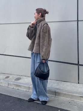 「アイテム（ブルゾン）」を使った、ponsan0529さん（レディース・156cm）の秋コーディネート