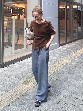 「シアートップス」｜ponsan0529さん（レディース・156cm）の秋コーディネート