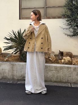 「CIAOPANIC TYPY（チャオパニックティピー）のアイテム（トップス）」を使った、ponsan0529さん（レディース・156cm）の春コーディネート