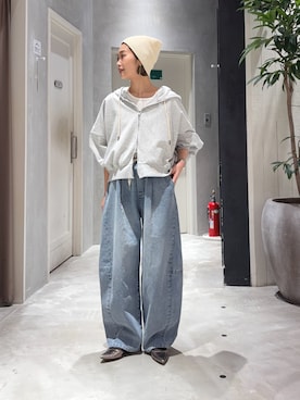 「CIAOPANIC TYPY（チャオパニックティピー）のアイテム（トップス）」を使った、ponsan0529さん（レディース・156cm）の春コーディネート