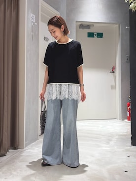 「CIAOPANIC TYPY（チャオパニックティピー）のアイテム」を使った、ponsan0529さん（レディース・156cm）の春コーディネート