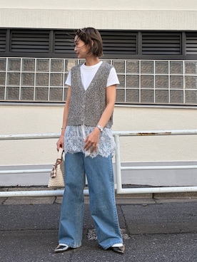 「CIAOPANIC TYPY（チャオパニックティピー）のアイテム」を使った、ponsan0529さん（レディース・156cm）の春コーディネート