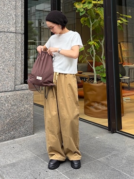 「CIAOPANIC TYPY（チャオパニックティピー）のアイテム（パンツ）」を使った、ponsan0529さん（レディース・156cm）の夏コーディネート