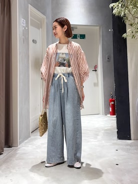 「CIAOPANIC TYPY（チャオパニックティピー）のアイテム」を使った、ponsan0529さん（レディース・156cm）の春コーディネート