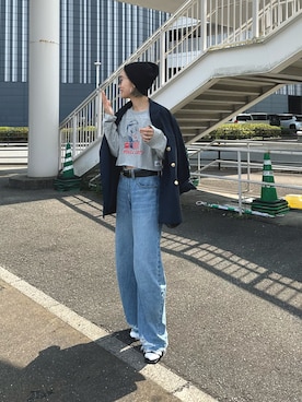 「GEVACO」｜「アイテム（帽子）」を使った、ponsan0529さん（レディース・156cm）の秋コーディネート