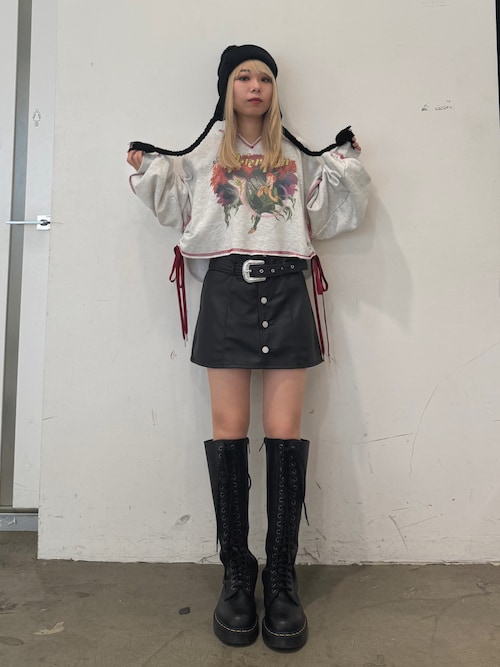 トレーナー スウェット 「ディズニーコレクション」サイドリボンクロップドプルオーバー レディース jouetie トレーナー スウェット 「ディズニーコレクション