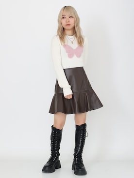 「バタフライ」｜ERIKOさん（レディース・152cm）の秋コーディネート