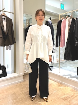 「シルバーバッグ」｜Ishikawaさん（レディース・157cm）の秋コーディネート