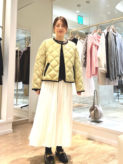 セール】【TAION×LIMONTA】別注ベロアパイピングショートダウン