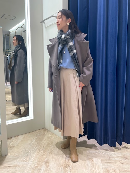 セール】ウォッシャブルタフタタックフレアスカート（スカート