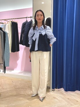 EIKA.Kさん(レディース・160cm)の冬コーディネート