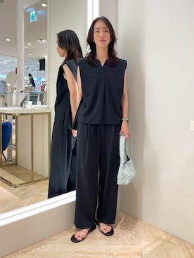 「NOLLEY’S Sophi（ノーリーズソフィ）のアイテム」を使った、EIKA.Kさん（レディース・160cm）の夏コーディネート