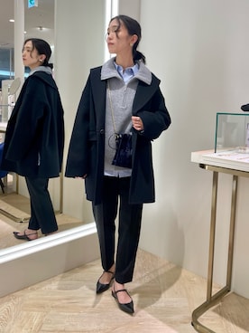 「NOLLEY’S Sophi（ノーリーズソフィ）のアイテム（その他アウター）」を使った、EIKA.Kさん（レディース・160cm）の秋コーディネート