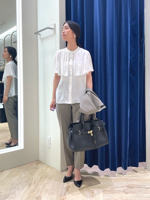 NOLLEY'S sophi ノーカラージャケット ホワイト NOLLEY'S Sophi ジャケット ノーカラージャケット