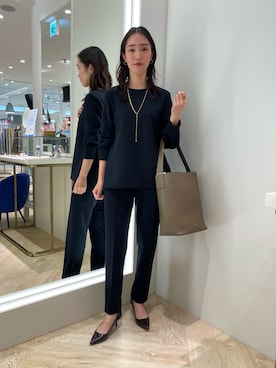 EIKA.Kさん（レディース・160cm）の冬コーディネート