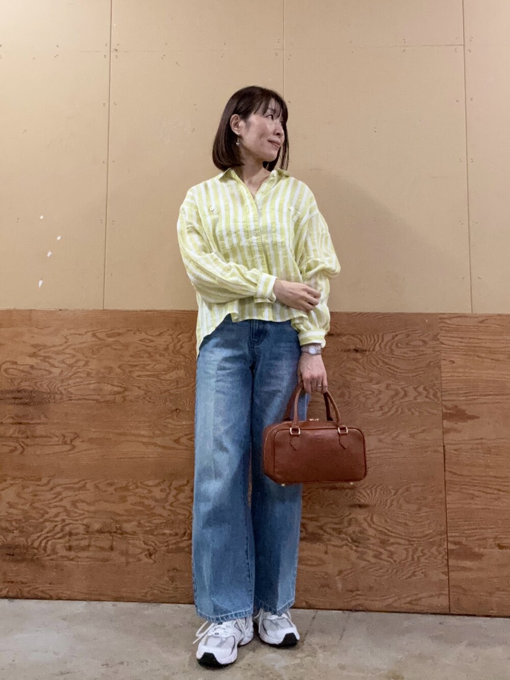 fredy emue（フレディエミュ）の「FR横長レザーボストンバッグ