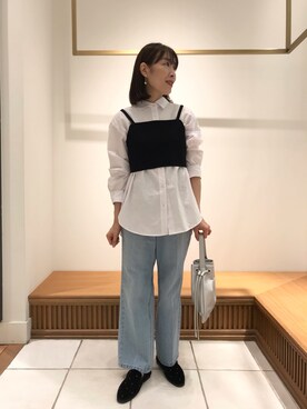 「PANIER（パニエ）のアイテム」を使った、Wajikiさん（レディース・157cm）の夏コーディネート