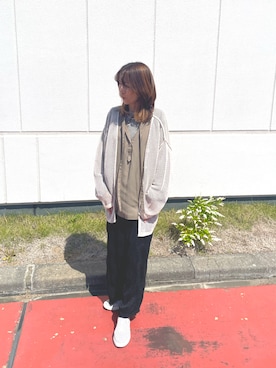 「IENA（イエナ）のアイテム」を使った、Vさん（レディース・165cm）の春コーディネート