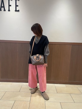 「BEAUTY&YOUTH UNITED ARROWS(ビューティーアンドユースユナイテッドアローズ)のアイテム」を使った、Vさん(レディース・165cm)の秋コーディネート