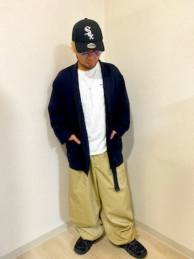 「coca（coca）（コカ）のアイテム（トップス）」を使った、jinさん（メンズ・160cm）の春コーディネート