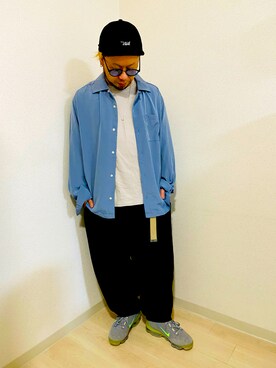 「CIAOPANIC TYPY（チャオパニックティピー）のアイテム（帽子）」を使った、jinさん（メンズ・160cm）の春コーディネート