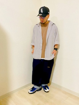 「coca（coca）（コカ）のアイテム（トップス）」を使った、jinさん（メンズ・160cm）の春コーディネート