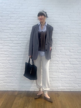 清水さん(レディース・172cm)の夏コーディネート