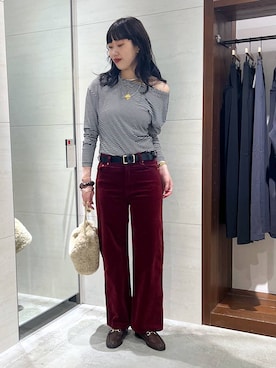清水さん（レディース・172cm）の夏コーディネート