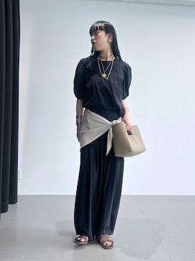 「BARNYARDSTORM（バンヤードストーム）のアイテム（トップス）」を使った、清水さん（レディース・172cm）の春コーディネート