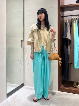 清水さん（レディース・172cm）の春コーディネート