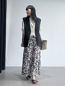 「BARNYARDSTORM（バンヤードストーム）のアイテム（ジャケット/アウター）」を使った、清水さん（レディース・172cm）の春コーディネート