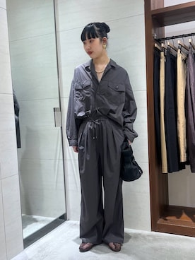 「BARNYARDSTORM（バンヤードストーム）のアイテム」を使った、清水さん（レディース・172cm）の春コーディネート