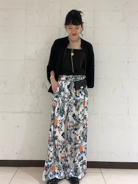 清水さん（レディース・172cm）の春コーディネート