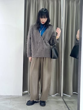 「BARNYARDSTORM（バンヤードストーム）のアイテム」を使った、清水さん（レディース・170cm）の冬コーディネート