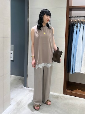 清水さん(レディース・172cm)の春コーディネート