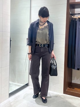 清水さん(レディース・172cm)の夏コーディネート
