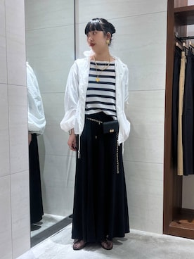 「BARNYARDSTORM（バンヤードストーム）のアイテム」を使った、清水さん（レディース・172cm）の春コーディネート