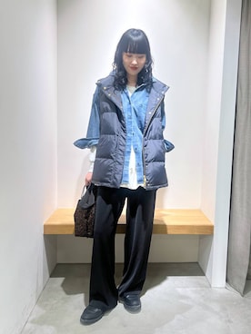 「BARNYARDSTORM（バンヤードストーム）のアイテム」を使った、清水さん（レディース・170cm）の秋コーディネート