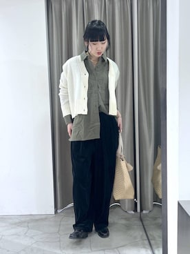 清水さん（レディース・170cm）の冬コーディネート