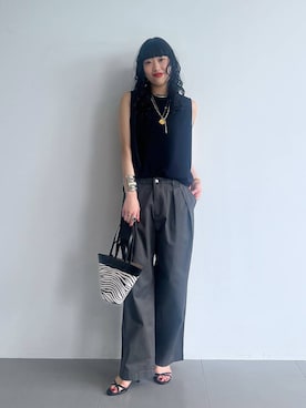 清水さん(レディース・172cm)の夏コーディネート