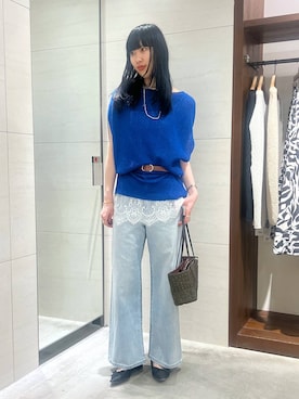 清水さん(レディース・172cm)の夏コーディネート