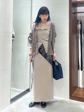 清水さん(レディース・172cm)の夏コーディネート