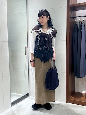 清水さん(レディース・172cm)の夏コーディネート