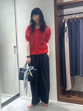「BARNYARDSTORM（バンヤードストーム）のアイテム」を使った、清水さん（レディース・172cm）の夏コーディネート